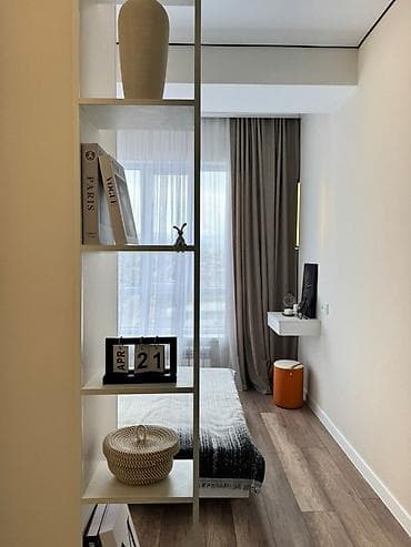 Недвижимость: 1 комната, 43 м², Элитка, Пишпек Элитка, 7 этаж, Дизайнерский ремонт — 5