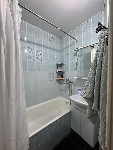 3 комнатная квартира аламедин 1: 2 комнаты, 50 м², 105 серия, 2 этаж, Старый ремонт — 9