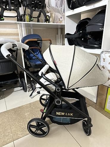 Прогулочная коляска New Lux - Легкая рама из алюминия, компактное
