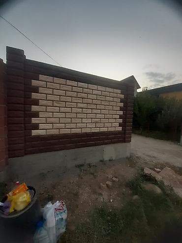 Заборы из пескоблока