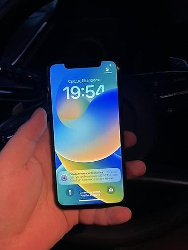 iphone 10 бу: IPhone X, Б/у, 64 ГБ, Space Gray, 100 % — 1