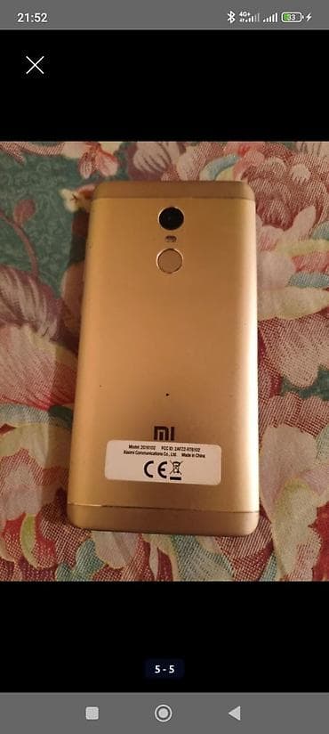 redmi 13a: Redmi, Redmi Note 4, Б/у, 32 ГБ, цвет - Золотой, 2 SIM — 2