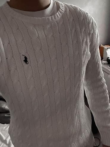 свитер поло: Мужской свитер, M, L, Polo Ralph Lauren, Новый, цвет - Белый, Самовывоз — 2