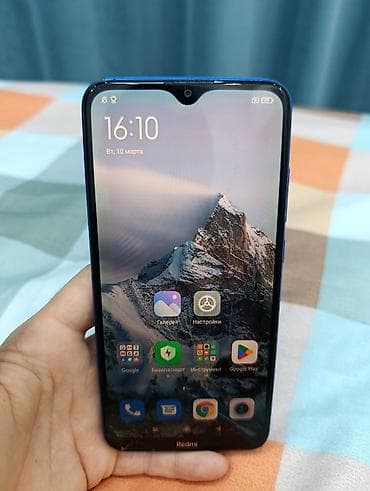 xiaomi 8a: Redmi, Redmi 8A, Б/у, 32 ГБ, цвет - Синий, 2 SIM — 2