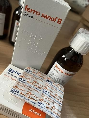 жидкие иглы: Железо, Для укрепления иммунитета, Для беременных, Для детей, Для женщин, Турция, Капсулы, Новый — 1