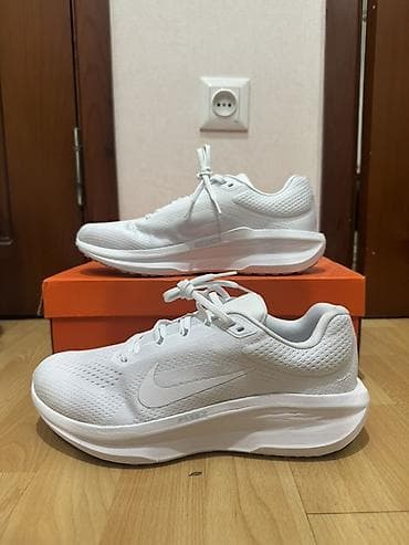 Жеке буюмдар: Эркектердин кроссовкасы, 43, Nike, Жаңы, түсү - Ак, Өзү алып кетүү — 1