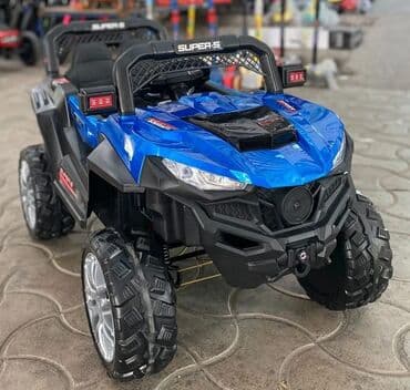 машины на аккумуляторе для детей: Детский электрокар, Новый — 1