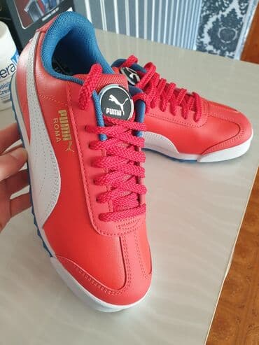 Кроссовки, 36, Puma, Новый, цвет - Красный, Самовывоз