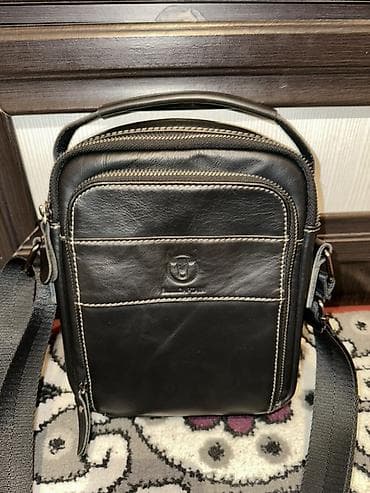 Наручные часы: Классическая сумка, Россия, Материал: Натуральная кожа, Застежка на молнии, Мужские, Б/у — 2