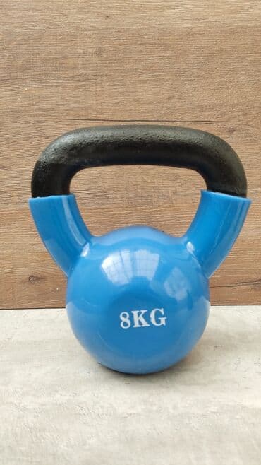 настольные теннисные ракетки: Гиря 8кг новая прорезиненная не порти покрытие пола. Гиря – один из — 1