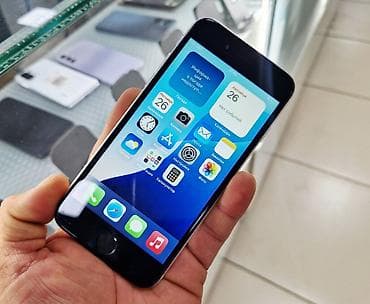 iphone se1: IPhone SE, Б/у, 128 ГБ, Белый, Наушники, Зарядное устройство, Защитное стекло, 74 % — 3