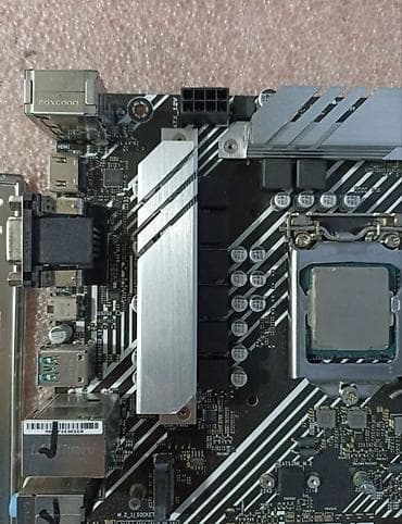 Техника жана электроника: Материнская плата ASUS Prime B560-PLUS + установленный процессор Intel — 3