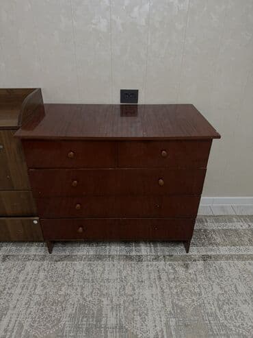 Шкафы: Комод для одежды, Без зеркала, Дерево, цвет - Коричневый — 2