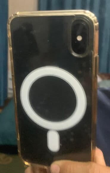 бэу телефон: IPhone Xs, Колдонулган, 64 ГБ, Кара, Каптама, 100 % — 2