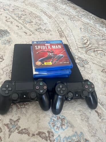 сони плейстейшен 4 в бишкеке: PlayStation 4 slim,1tb-1000gb пользовался пол года игры в подарок — 1