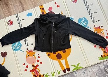Продаю двойку за 1500с Женский спортивный костюм, черный, из двух — 1