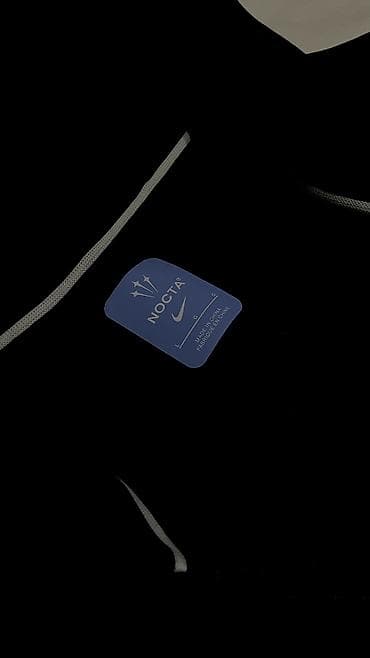 парные одежда: Толстовка с капюшоном Nike NOCTA, цвет синий - Коллекция NOCTA — 4