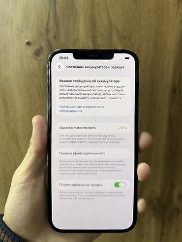 Apple iPhone: IPhone 12 Pro Max, Б/у, 512 ГБ, Pacific Blue, Защитное стекло, Кабель, 78 % — 5