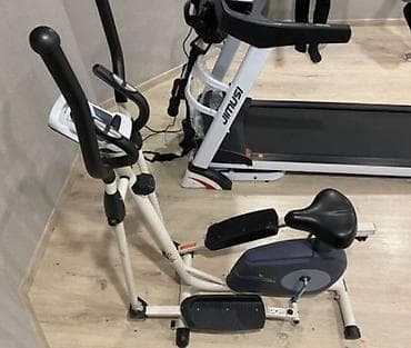 Эллиптический тренажёр 2в1. грузоподъёмность 150кг. Новая