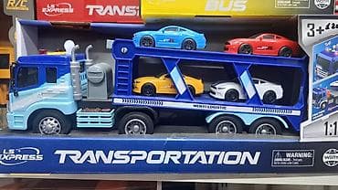 Игрушки для детей (наборы из ассортимента на фото): 1) Автовоз с at lalafo.kg Игрушки для детей (наборы из ассортимента на фото): 1) Автовоз с