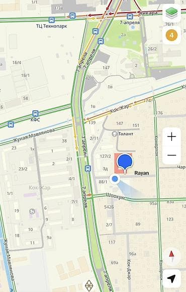 жк rayan: 2 комнаты, 48 м², Элитка, Кок-Жар мкр Элитка, 5 этаж, ПСО (под самоотделку) — 4