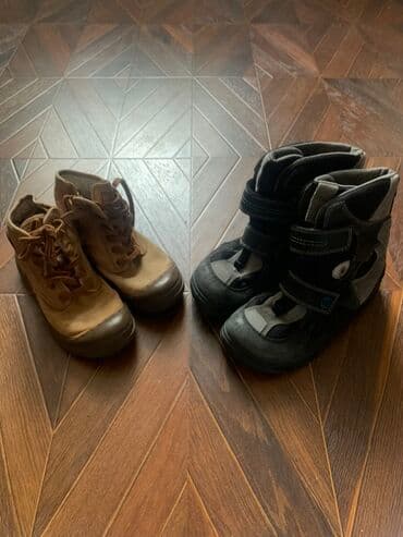 скандия обувь детская зимняя: Детские ботинки Одна пара — коричневые ботинки на шнуровке — 1