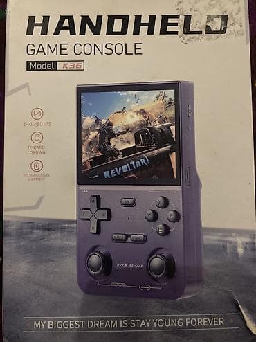 Продаю Портативная игровая консоль K36 - Экран: 2D IPS, разрешение