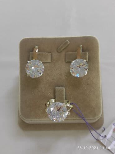 свадебные платья от производителя: Набор украшений, Проба 925, Женские, Новый — 2