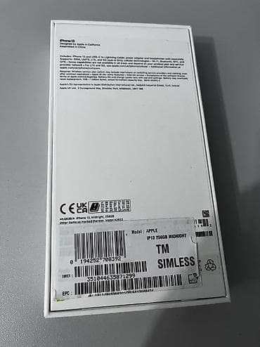 iphone 3g: IPhone 13, Б/у, 256 ГБ, Midnight, Зарядное устройство, Чехол, Защитное стекло, 86 % — 4