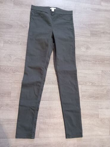 размер 28: Джинсы и брюки, цвет - Черный, Б/у — 3