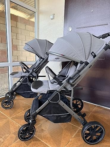 Коляска, Другой бренд, цвет - Серебристый, Б/у, Самовывоз