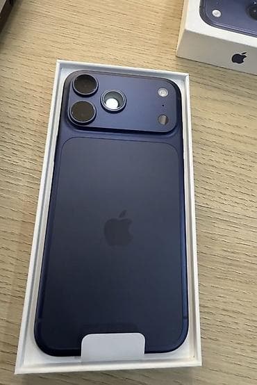 iphone 13 minu: IPhone 17 Pro Max, Б/у, 256 ГБ, Синий, Коробка, 100 % — 1