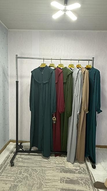 сари платье: Женские длинные платья в мусульманском стиле - Свободный силуэт в — 4