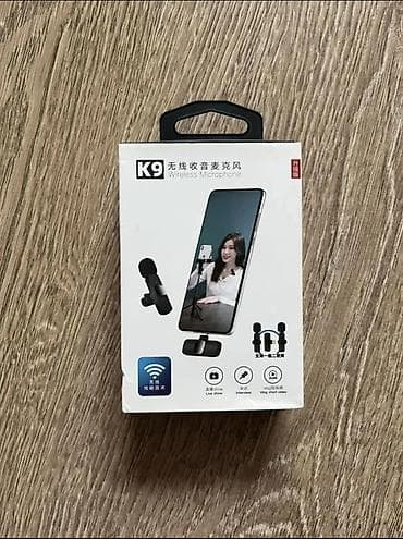 ring light: Беспроводной микрофон K9 - Петличный микрофон с передатчиком и — 1