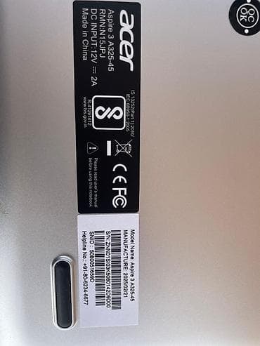 microsoft laptop 3: Acer Aspire 3 (модель A325-45) - Экран 15.6" (по серии Aspire 3) — 4