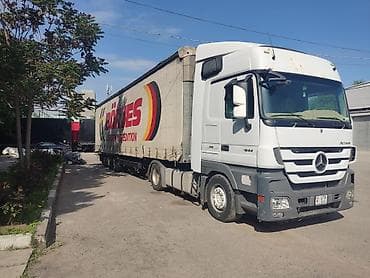 манипулятор мерс: Тягач, Mercedes-Benz, 2011 г., Тентованный — 1