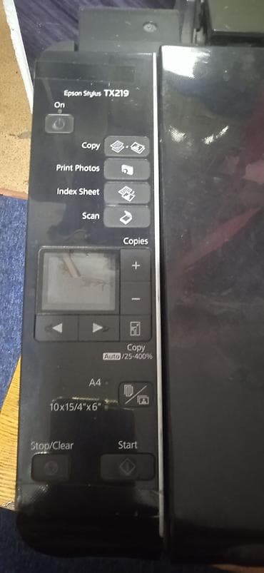 буу принтер: МФУ Epson Stylus TX219 с системой СНПЧ - Устройство «3 в 1»: принтер — 2