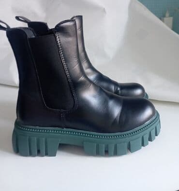 женские зимние сапоги из натуральной кожи и меха: 👍🏼Ботинки Деми,новые практически,в холод в них тоже тепло,одела 2 — 3