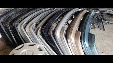 каропка на хово: Бампер Задний Mercedes-Benz, Б/у, Оригинал — 9