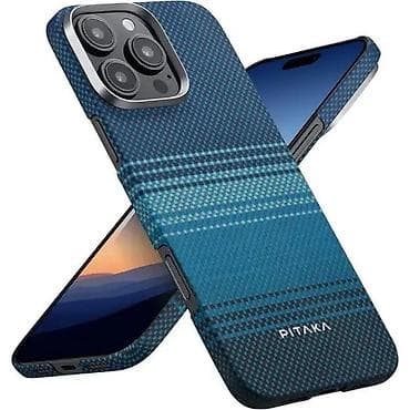 pit: Противоударный чехол Pitaka для Apple iPhone 17 Pro Max оранжевый О — 4