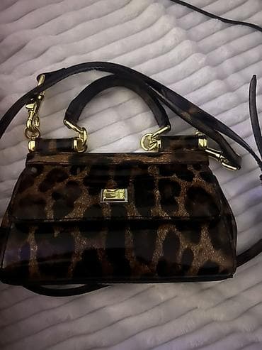 Классическая сумка, Dolce & Gabbana, Материал: Искусственная кожа, Съёмный ремень, Женские