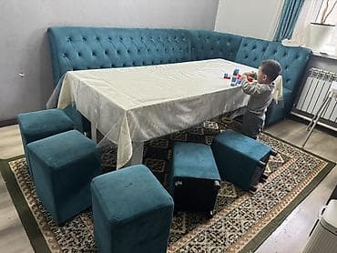 Ашкана үчүн жумшак бурчек, Башка материал, түсү - Жашыл — 1