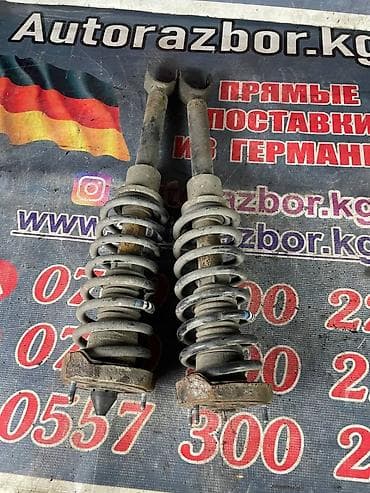 w203: Задний амортизатор, Задний пневмобаллон, Задняя пружина амортизатора Mercedes-Benz 2000 г., Б/у, Германия — 1