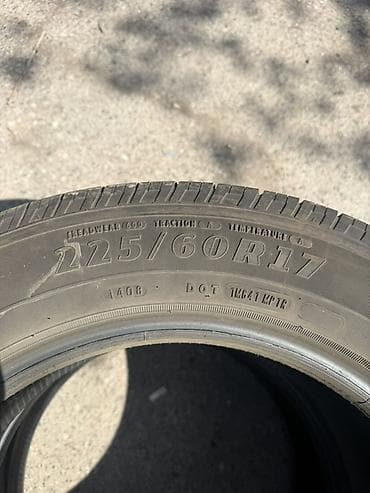 Шины 225 / 60 / R 17, Всесезонная, Б/у, Комплект, Легковые, GoodYear — 2