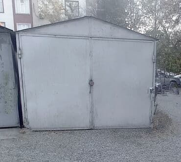 посещение в аренду: Ош. Металлический гараж в дворовой зоне. - Конструкция — 2