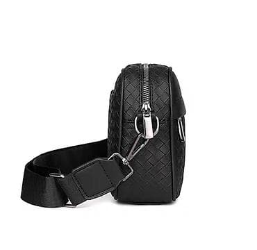 Личные вещи: Мужская сумка через плечо, компактная и вместительная. - Материал — 2