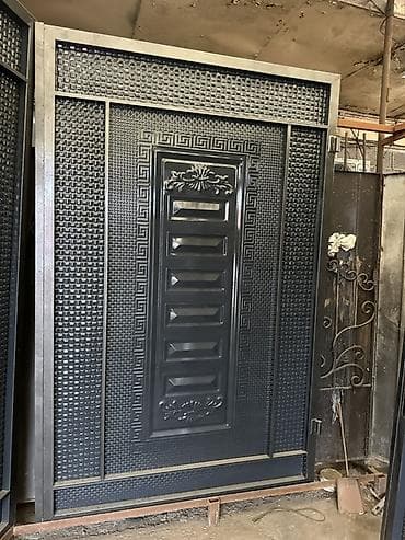 Распашные ворота: Металлические ворота и калитки из профиля - Материал: стальной каркас — 3