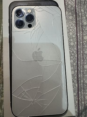 iphone 7 osh: IPhone 12 Pro, Б/у, 256 ГБ, White Titanium, 94 % — 3