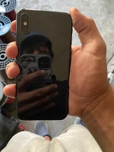 IPhone Xs, Колдонулган, 64 ГБ, Black Titanium, Каптама, 100 % — 4