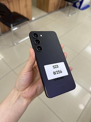 Samsung Galaxy S23, Б/у, 256 ГБ, цвет - Черный, В рассрочку, 1 SIM